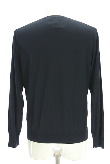 EPOCA UOMO（エポカウォモ）の古着「ワンポイントVネックニット（ニット）」大画像２へ