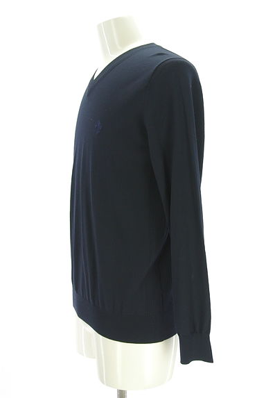 EPOCA UOMO（エポカウォモ）の古着「ワンポイントVネックニット（ニット）」大画像３へ