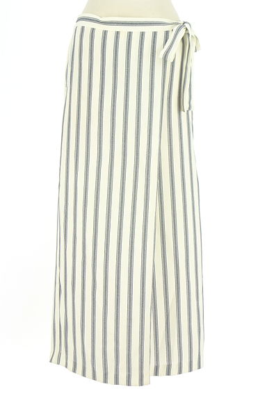 23区（ニジュウサンク）の古着「ラップスカート風ストライプワイドパンツ（パンツ）」大画像１へ