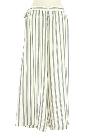 23区（ニジュウサンク）の古着「ラップスカート風ストライプワイドパンツ（パンツ）」大画像２へ