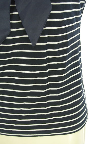 23区（ニジュウサンク）の古着「サテンリボン付きボーダーカットソー（カットソー・プルオーバー）」大画像５へ