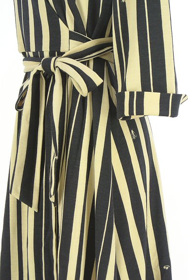 iCB（アイシービー）の古着「ストライプ柄カシュクールワンピース（ワンピース・チュニック）」大画像５へ