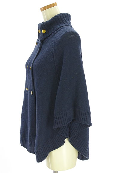UNTITLED（アンタイトル）の古着「ハイネックニットポンチョ（カーディガン・ボレロ）」大画像３へ