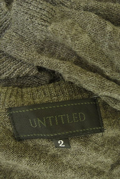 UNTITLED（アンタイトル）の古着「アルパカ混ドレープニット（カーディガン・ボレロ）」大画像６へ