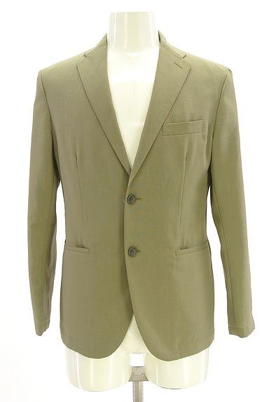 BEAUTY&YOUTH（ビューティ＆ユース）の古着「ストライプポリテーラードジャケット（ジャケット）」大画像１へ