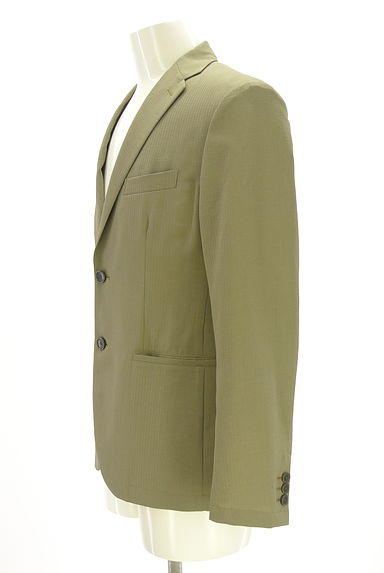 BEAUTY&YOUTH（ビューティ＆ユース）の古着「ストライプポリテーラードジャケット（ジャケット）」大画像３へ