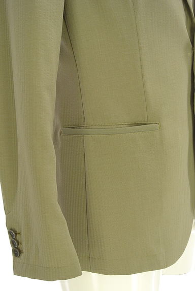 BEAUTY&YOUTH（ビューティ＆ユース）の古着「ストライプポリテーラードジャケット（ジャケット）」大画像５へ