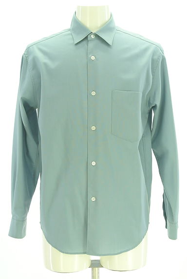 BEAUTY&YOUTH（ビューティ＆ユース）の古着「ラウンドヘムシャツ（カジュアルシャツ）」大画像１へ