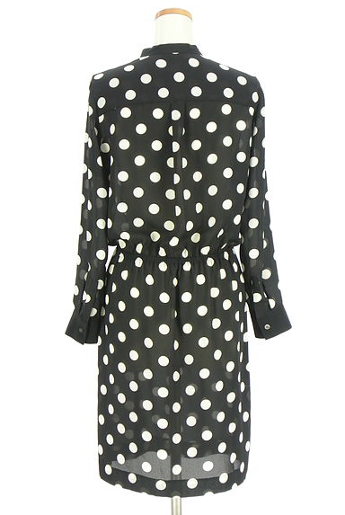 iCB（アイシービー）の古着「ドット柄シフォンワンピース（ワンピース・チュニック）」大画像２へ