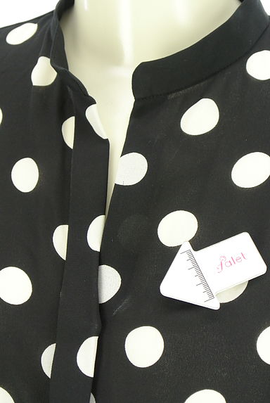 iCB（アイシービー）の古着「ドット柄シフォンワンピース（ワンピース・チュニック）」大画像５へ