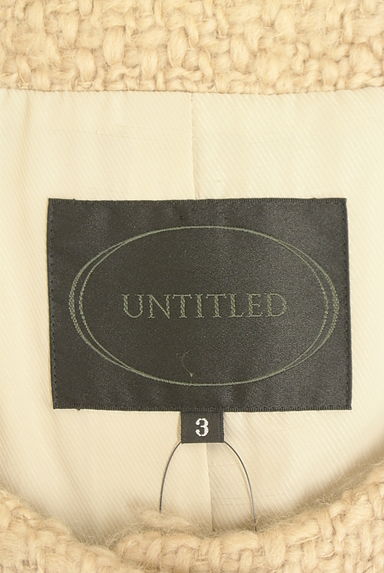 UNTITLED（アンタイトル）の古着「ファール付きノーカラーロングコート（コート）」大画像６へ