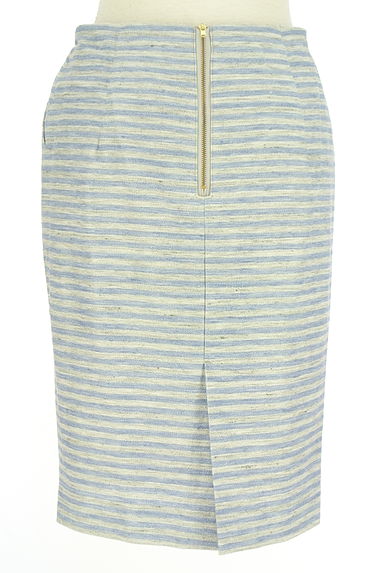 NOLLEY'S（ノーリーズ）の古着「膝丈ボーダー柄タイトスカート（スカート）」大画像２へ