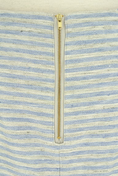 NOLLEY'S（ノーリーズ）の古着「膝丈ボーダー柄タイトスカート（スカート）」大画像４へ