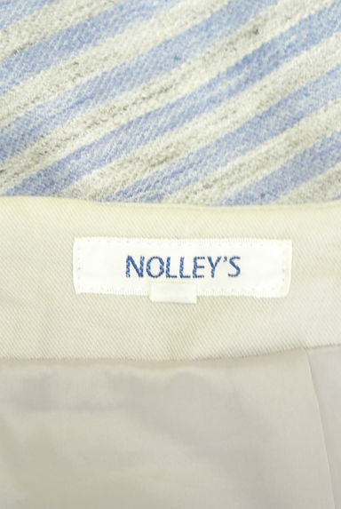 NOLLEY'S（ノーリーズ）の古着「膝丈ボーダー柄タイトスカート（スカート）」大画像６へ