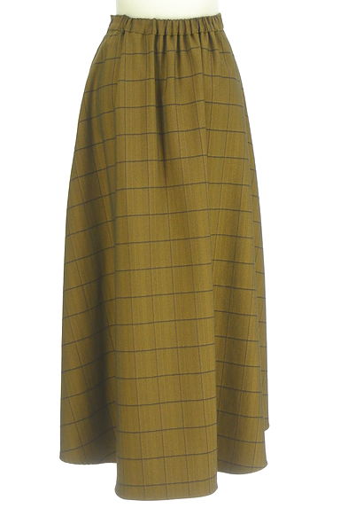 BABYLONE（バビロン）の古着「チェック柄フィッシュテールロングスカート（ロングスカート・マキシスカート）」大画像２へ
