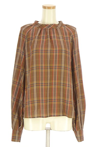 クリックで大画像表示 BABYLONE(バビロン)の古着「チェック柄カットソー(カットソー・プルオーバー)」大画像1へ