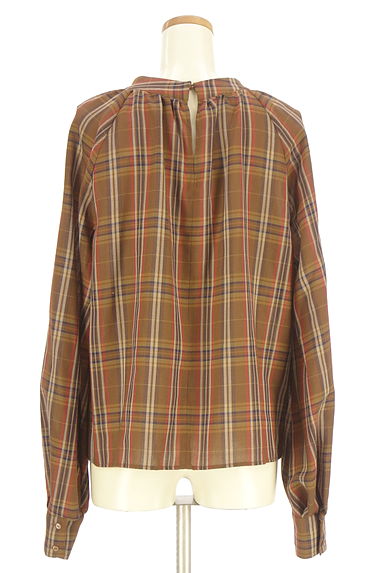 クリックで大画像表示 BABYLONE(バビロン)の古着「チェック柄カットソー(カットソー・プルオーバー)」大画像2へ