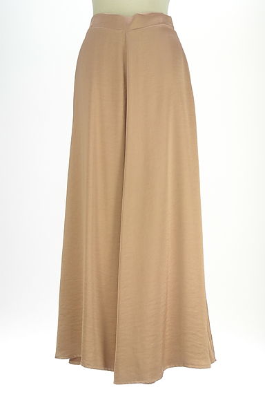 クリックで大画像表示 BABYLONE(バビロン)の古着「ロングフレアサテンスカート(ロングスカート・マキシスカート)」大画像1へ