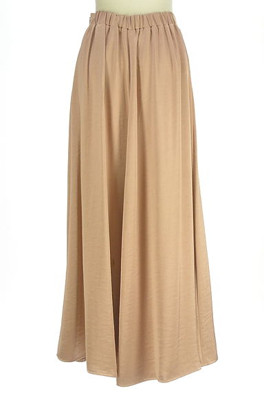 クリックで大画像表示 BABYLONE(バビロン)の古着「ロングフレアサテンスカート(ロングスカート・マキシスカート)」大画像2へ