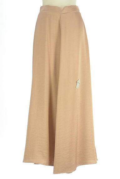 クリックで大画像表示 BABYLONE(バビロン)の古着「ロングフレアサテンスカート(ロングスカート・マキシスカート)」大画像4へ