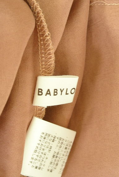 クリックで大画像表示 BABYLONE(バビロン)の古着「ロングフレアサテンスカート(ロングスカート・マキシスカート)」大画像6へ