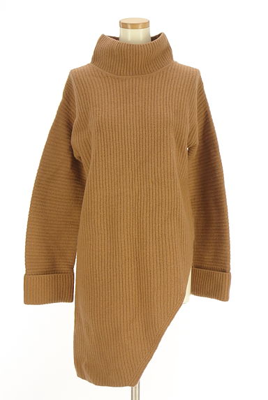 BABYLONE（バビロン）の古着「アシンメトリータートルネックニットトップス（セーター）」大画像１へ