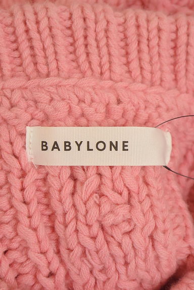 BABYLONE（バビロン）の古着「ケーブル編みニットトップス（セーター）」大画像６へ