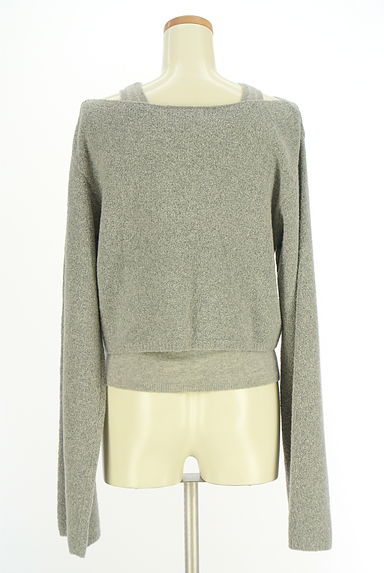 BABYLONE（バビロン）の古着「長袖ニット+ニットタンクセット（アンサンブル）」大画像２へ