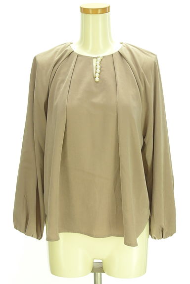 クリックで大画像表示 Viaggio Blu(ビアッジョブルー)の古着「タックボリュームカットソー(カットソー・プルオーバー)」大画像1へ