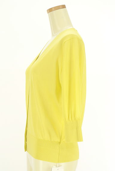 Viaggio Blu（ビアッジョブルー）の古着「七分袖薄手ニットカーディガン（カーディガン・ボレロ）」大画像３へ