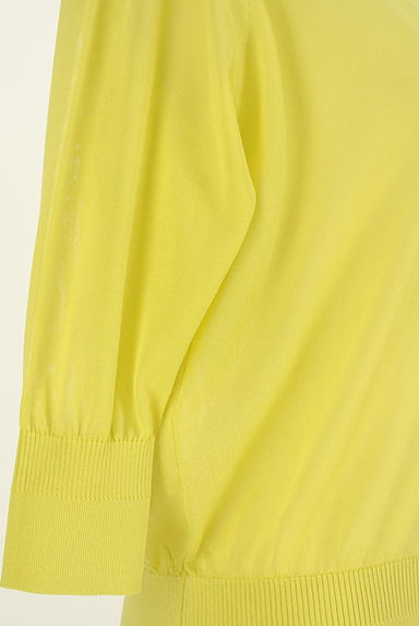 Viaggio Blu（ビアッジョブルー）の古着「七分袖薄手ニットカーディガン（カーディガン・ボレロ）」大画像５へ