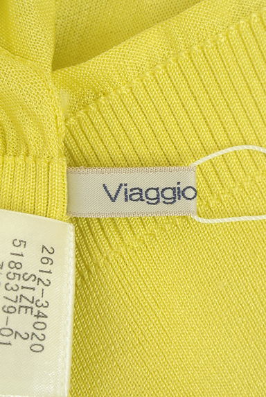 Viaggio Blu（ビアッジョブルー）の古着「七分袖薄手ニットカーディガン（カーディガン・ボレロ）」大画像６へ