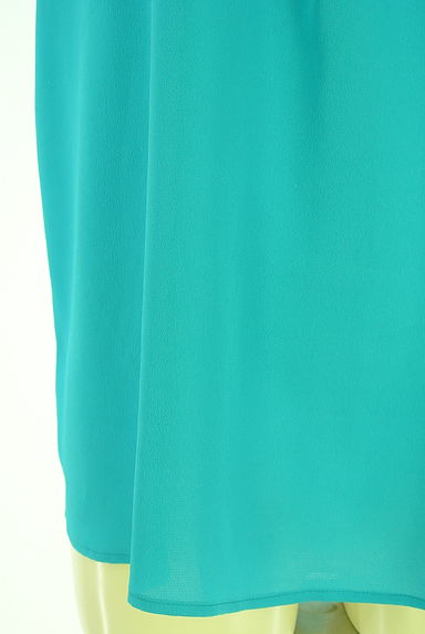 Viaggio Blu（ビアッジョブルー）の古着「リボン付きフリル衿光沢ブラウス（カットソー・プルオーバー）」大画像５へ