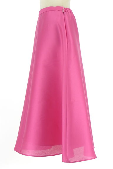 Viaggio Blu（ビアッジョブルー）の古着「光沢ミモレフレアスカート（ロングスカート・マキシスカート）」大画像３へ