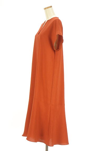 クリックで大画像表示 Droite lautreamont(ドロワットロートレアモン)の古着「フレンチスリーブマーメイドワンピース(ワンピース・チュニック)」大画像3へ