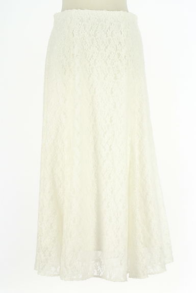 Viaggio Blu（ビアッジョブルー）の古着「起毛総レースロングスカート（ロングスカート・マキシスカート）」大画像１へ