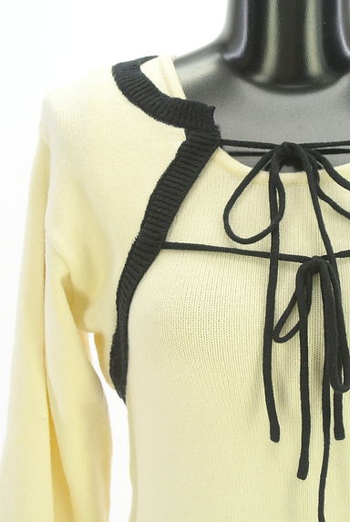 REDYAZEL（レディアゼル）の古着「ニットボレロ×ノースリワンピ　セットアップ（ツーピース（ジャケット＋ワンピース））」大画像４へ