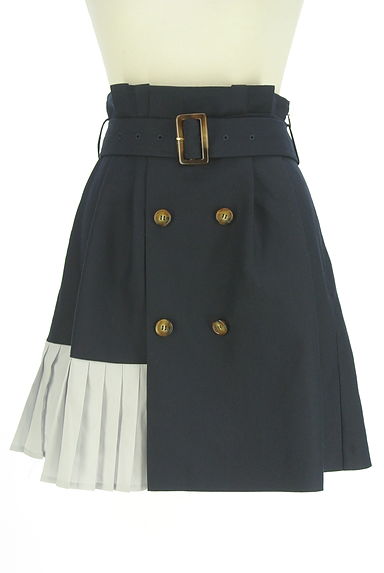 REDYAZEL（レディアゼル）の古着「ベルト付きプリーツ切替ミニスカート（ミニスカート）」大画像１へ
