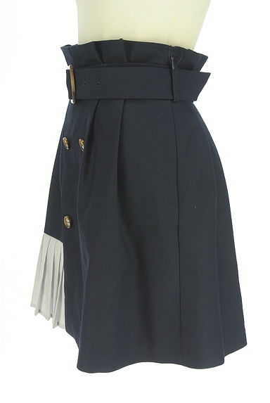REDYAZEL（レディアゼル）の古着「ベルト付きプリーツ切替ミニスカート（ミニスカート）」大画像３へ