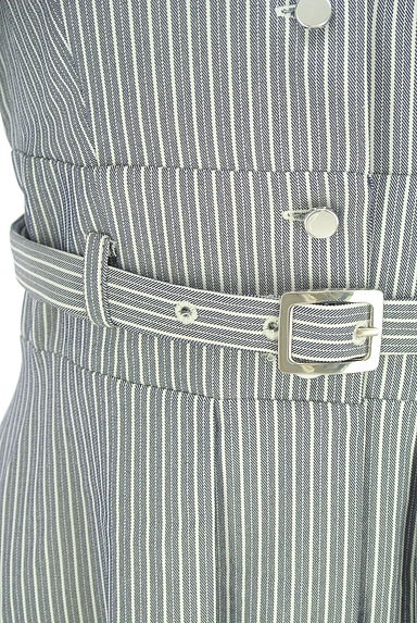 REDYAZEL（レディアゼル）の古着「マルチストライプ柄ノースリワンピース（ワンピース・チュニック）」大画像５へ