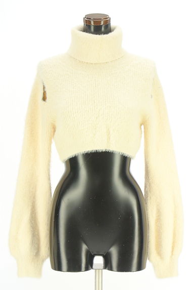 REDYAZEL（レディアゼル）の古着「カッティング入りタートルネックニットトップス（セーター）」大画像１へ