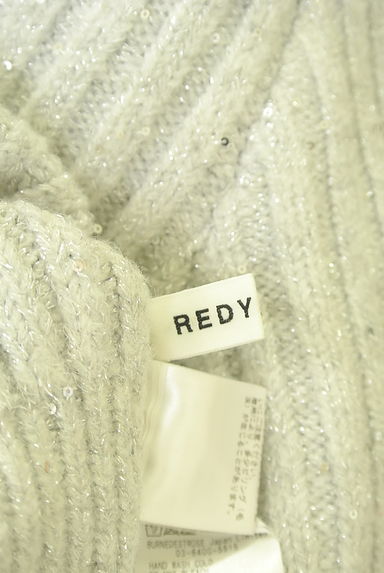 REDYAZEL（レディアゼル）の古着「スパンコールミックスVネックニットトップス（セーター）」大画像６へ