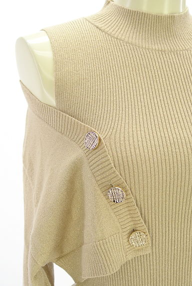 クリックで大画像表示 REDYAZEL(レディアゼル)の古着「ラメ入りレイヤード風ニットトップス(ニット)」大画像4へ