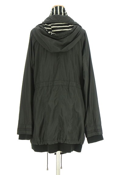 クリックで大画像表示 MAYSON GREY(メイソングレイ)の古着「無地×ボーダーリバーシブルコート(コート)」大画像2へ