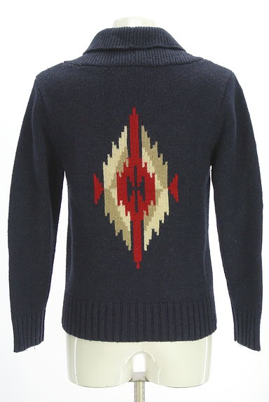 NICOLE（ニコル）の古着「MONSIEUR NICOLE オルテガ柄ニットカーディガン（カーディガン）」大画像２へ