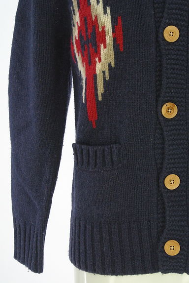 NICOLE（ニコル）の古着「MONSIEUR NICOLE オルテガ柄ニットカーディガン（カーディガン）」大画像５へ