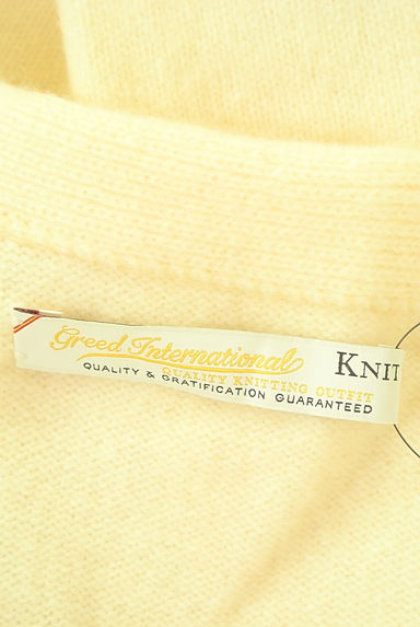 GREED INTERNATIONAL（グリードインターナショナル）の古着「カシミヤ混Vネックニットカーディガン（カーディガン・ボレロ）」大画像６へ