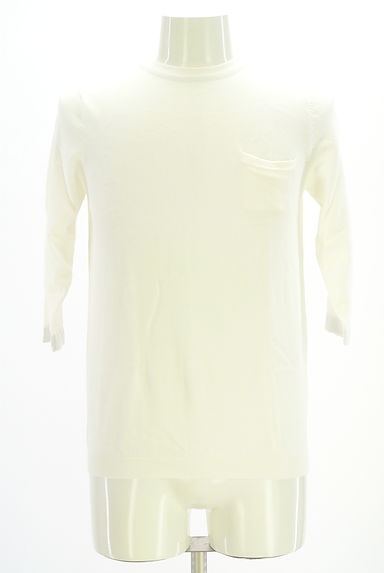 TAKEO KIKUCHI（タケオキクチ）の古着「七分袖コットンニット（ニット）」大画像１へ