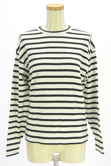 bed&breakfast（ベッドアンドブレックファスト）の古着「ボーダー柄カットソー（カットソー・プルオーバー）」大画像１へ