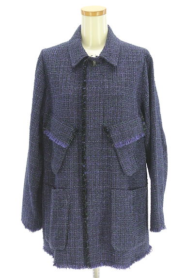 クリックで大画像表示 GREED INTERNATIONAL(グリードインターナショナル)の古着「ツイードジャケット(ジャケット)」大画像1へ